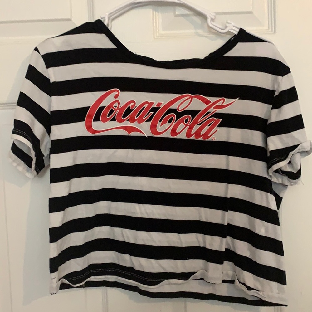 Vintage cropped Coca-Cola tshirt
